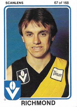 1981 Scanlens VFL #67 Barry Rowlings Front